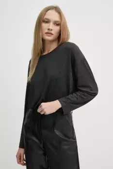 Футболка с длинным рукавом United Colors of Benetton, черный