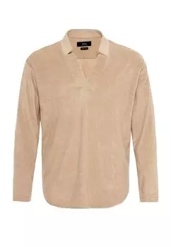 Футболка с длинным рукавом V-образный вырез Antioch, цвет light beige