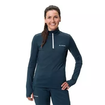 Футболка с длинным рукавом VAUDE Livigno II Half Zip, синий