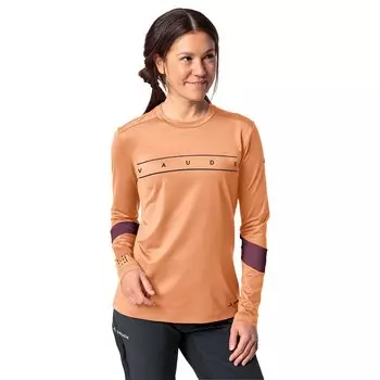 Футболка с длинным рукавом VAUDE Qimsa Logo, оранжевый