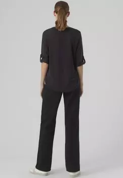 Футболка с длинным рукавом Vero Moda, черная