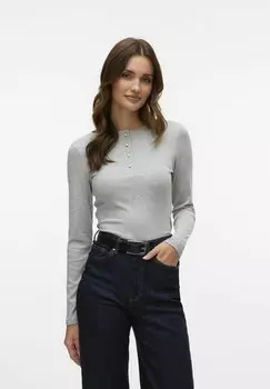 Футболка с длинным рукавом Vero Moda, серый