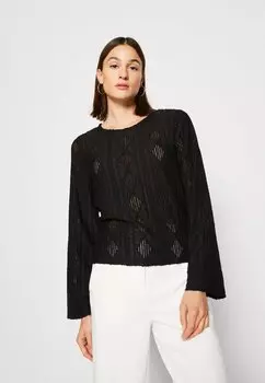 Футболка с длинным рукавом Visindy VILA, черный