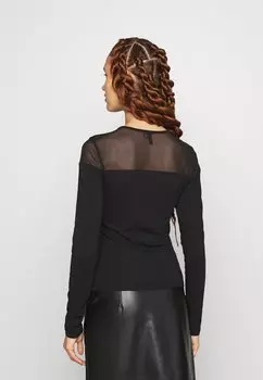 Футболка с длинным рукавом Vmkate Contrast Vero Moda, черный
