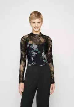 Футболка с длинным рукавом Vmlia Vero Moda, черный