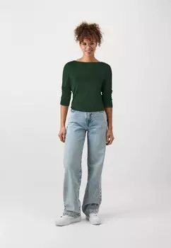 Футболка с длинным рукавом VMPANDA 3/4 Vero Moda, темно-зеленый