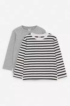 Футболка с длинным рукавом в упаковке 2 шт. Arket, мультиколор