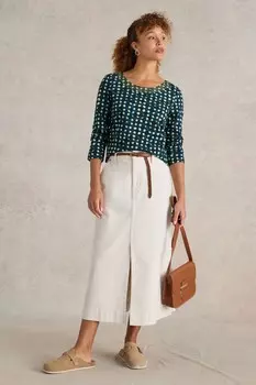 Футболка с длинным рукавом Weaver White Stuff, синий