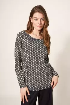 Футболка с длинным рукавом Weaver White Stuff, черный