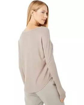 Футболка с длинным рукавом Wildfox Hudson Thermal Long Sleeve Tee, цвет Pigment Atmosphere