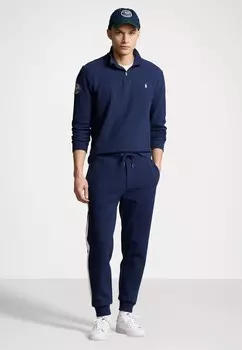 Футболка с длинным рукавом WIMBLEDON CLARUS PIQUE PULLOVER Ralph Lauren, темно-синий