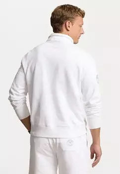 Футболка с длинным рукавом WIMBLEDON FLEECE COLLARED SWEATSHIRT Ralph Lauren, белый
