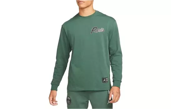 Футболка с длинным рукавом X Paris Saint-Germain Jordan, зеленый