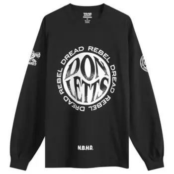 Футболка с длинным рукавом X rebel dread hardware Neighborhood, черный