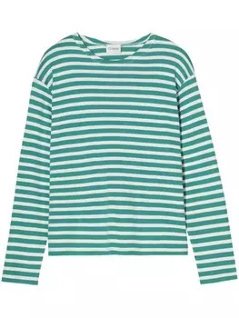 Футболка с длинным рукавом закрытая Closed, зеленый