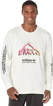 Футболка с длинными рукавами Adventure Ride adidas, цвет Off-White