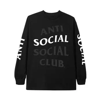 Футболка с длинными рукавами Anti Social Social Club Highlight, черная