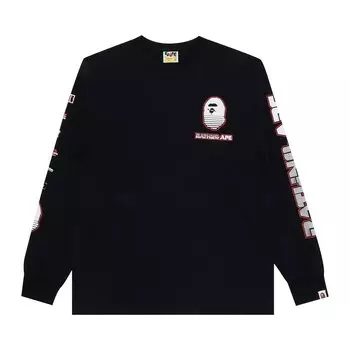 Футболка с длинными рукавами BAPE Graphic #1, черная