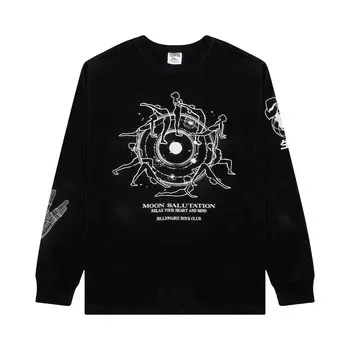 Футболка с длинными рукавами Billionaire Boys Club Moon Salutations, черная