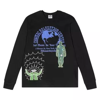 Футболка с длинными рукавами Billionaire Boys Club Cosmic, черная