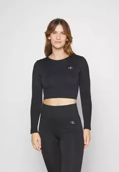 Футболка с длинными рукавами C SPORT SEAMLESS YOGA CREWNECK Champion, черная