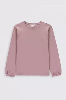 Футболка с длинными рукавами Coccodrillo фиолетовый гладкий