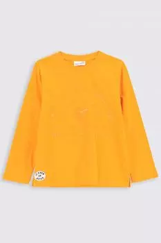 Футболка с длинными рукавами Coccodrillo оранжевый с принтом