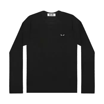 Футболка с длинными рукавами Comme des Garons PLAY Heart, цвет Черный