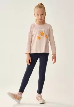 Футболка с длинными рукавами Crew Neck Slogan DAGI, цвет pem