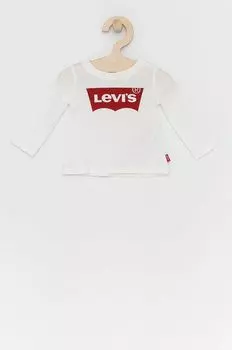 Футболка с длинными рукавами детская 56/62-98 см Levi's, белый
