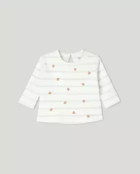 Футболка с длинными рукавами для девочки Baby El Corte Ingls, светло-зеленый