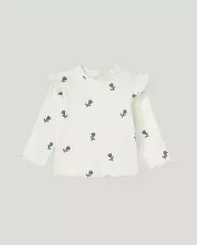 Футболка с длинными рукавами для девочки Baby El Corte Ingls, цвет 120 Crudo