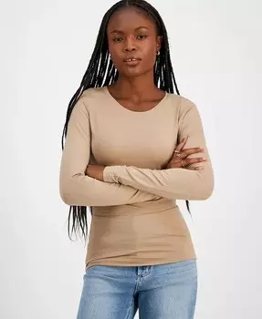 Футболка с длинными рукавами для юниоров Aveto, коричневый