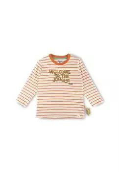 Футболка с длинными рукавами «Добро пожаловать в джунгли» для детей Sigikid, мультиколор