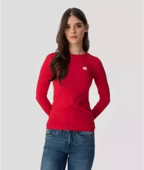 Футболка с длинными рукавами Elizabeth Retro Jeans, красный