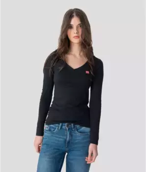 Футболка с длинными рукавами Elizabeth Retro Jeans, черный