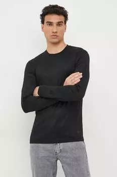 Футболка с длинными рукавами. Emporio Armani, черный