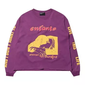 Футболка с длинными рукавами Enfants Riches Dprims So Low, Малиновый/Многоцветный