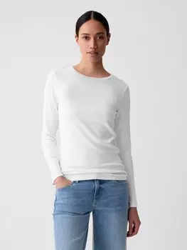 Футболка с длинными рукавами Gap, белый