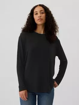 Футболка с длинными рукавами Gap, черный
