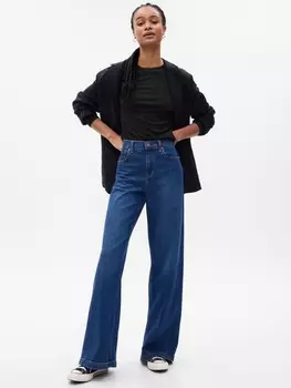 Футболка с длинными рукавами Gap, черный