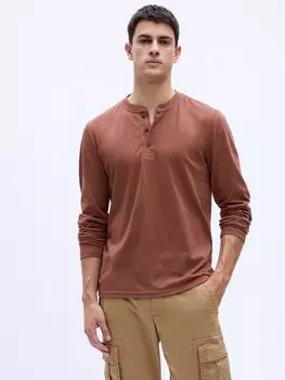 Футболка с длинными рукавами Gap, коричневый