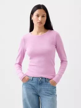 Футболка с длинными рукавами Gap, розовый