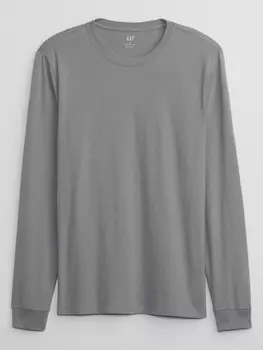 Футболка с длинными рукавами Gap, серый