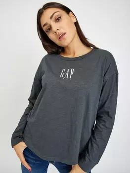 Футболка с длинными рукавами Gap, серый
