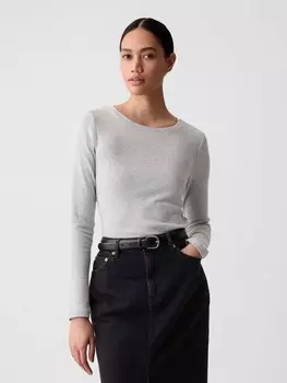 Футболка с длинными рукавами Gap, серый