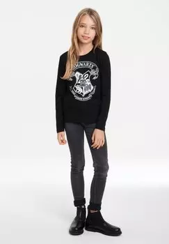 Футболка с длинными рукавами Harry Potter Hogwarts LOGOSHIRT, цвет schwarz