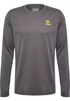 Футболка с длинными рукавами Hummel, антрацит