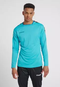 Футболка с длинными рукавами Hummel, бирюзовый
