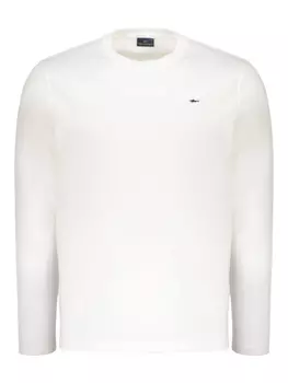 Футболка с длинными рукавами и круглым вырезом Paul & Shark, белый